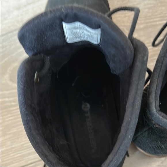 Black Lace-Up Ankle Boots - Picture 4 of 6